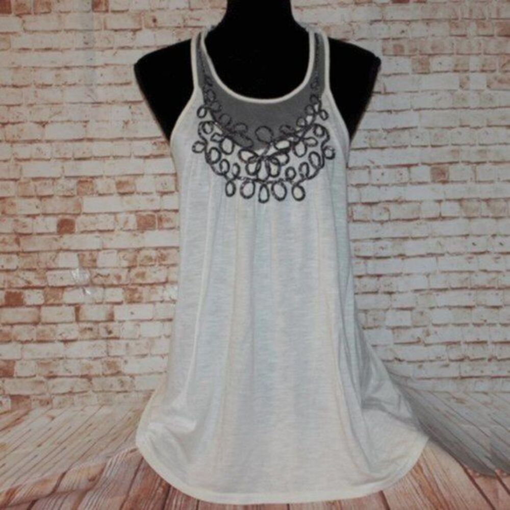 Nine 1 Eight Tank Top Crossed back Size M